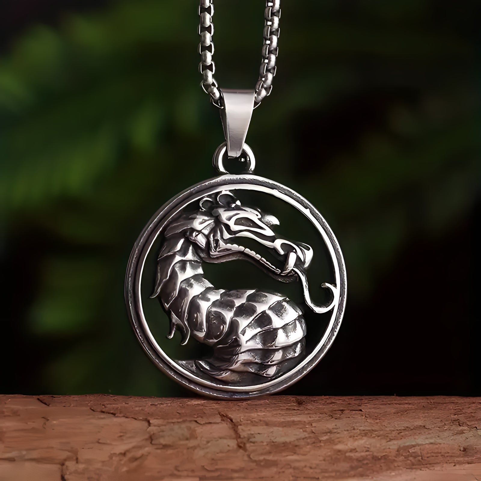 Mortal Kombat Dragon Necklace