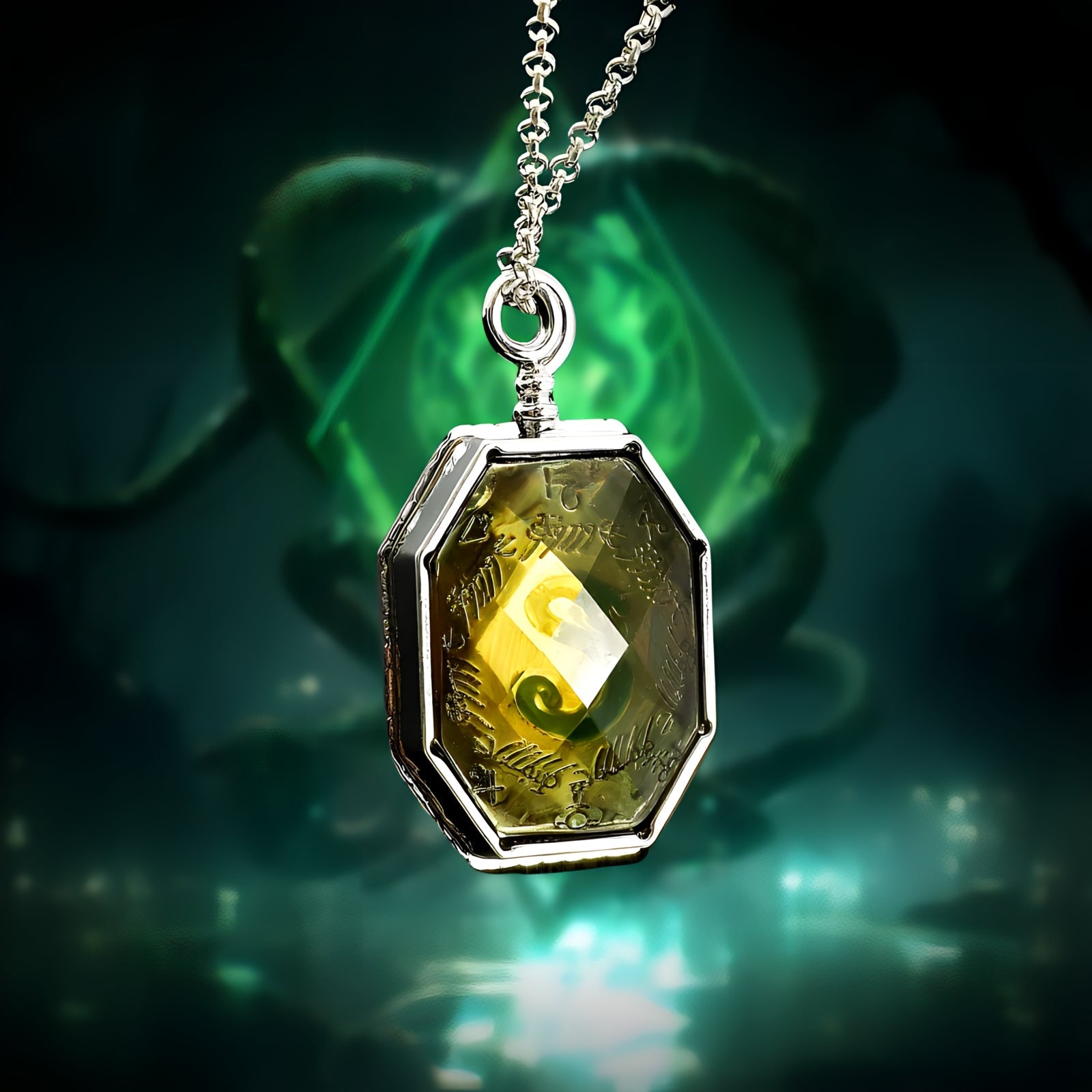 Slytherins Locket Necklace