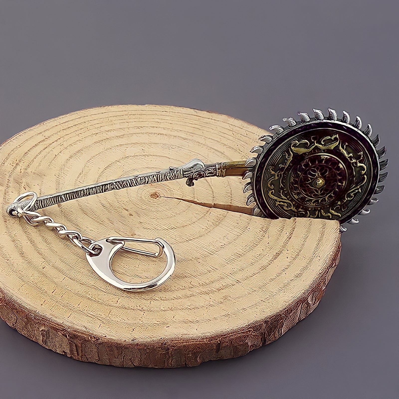 Whirligig Saw Keychain