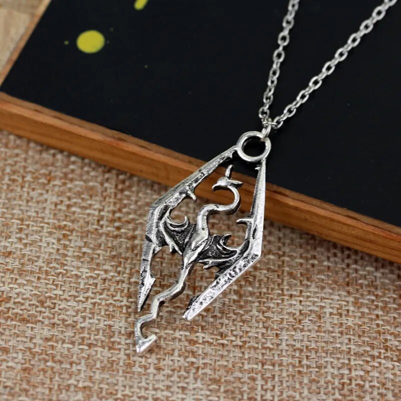 Skyrim Dragon Necklace