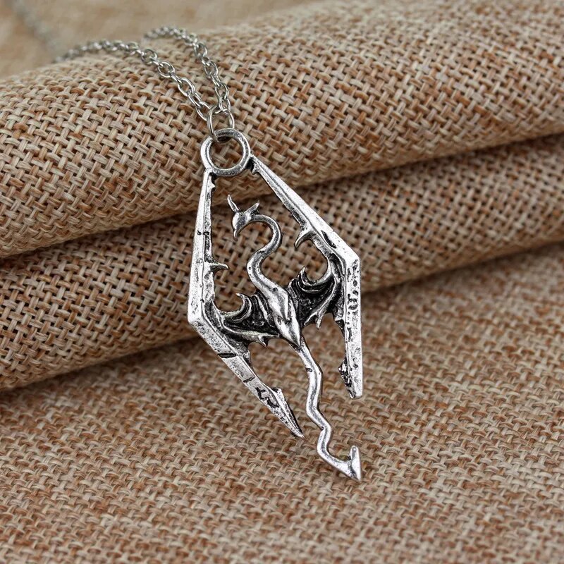 Skyrim Dragon Necklace