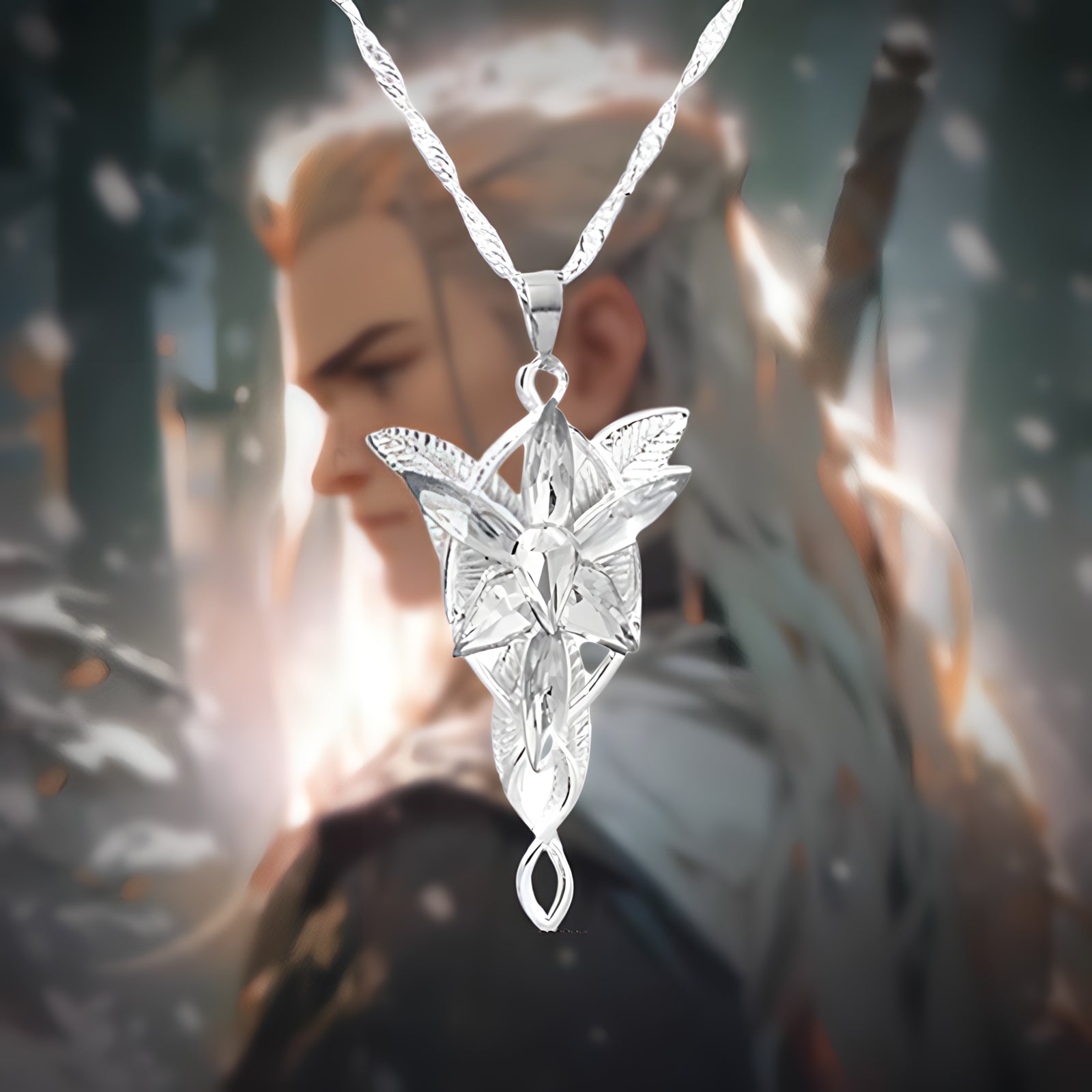 Elven Evenstar Necklace