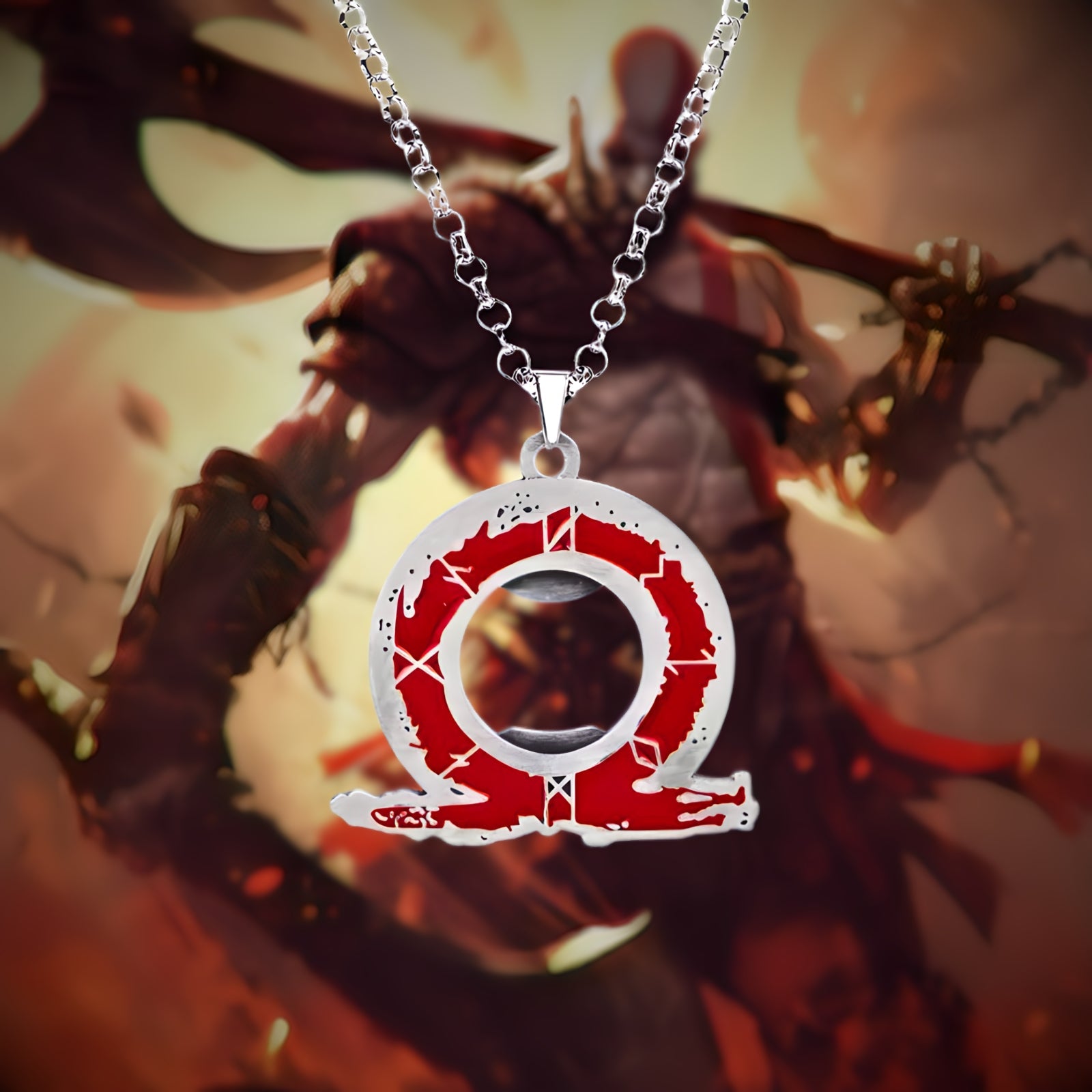 God of War Omega Necklace