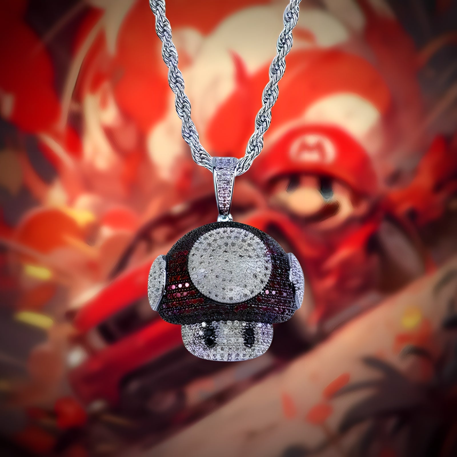 Super Mushroom Necklace