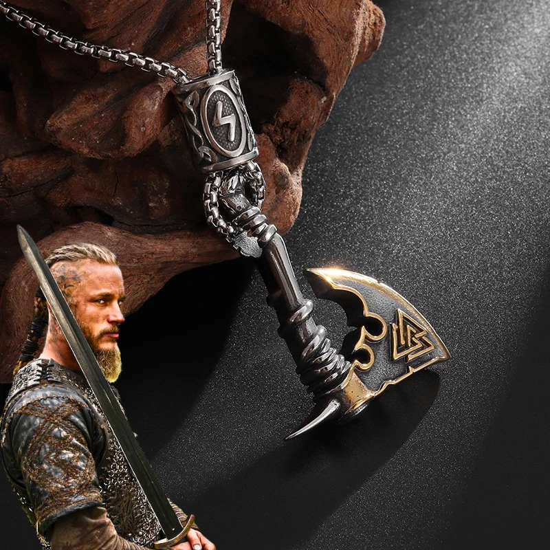 Ragnar Lothbrok Axe Necklace