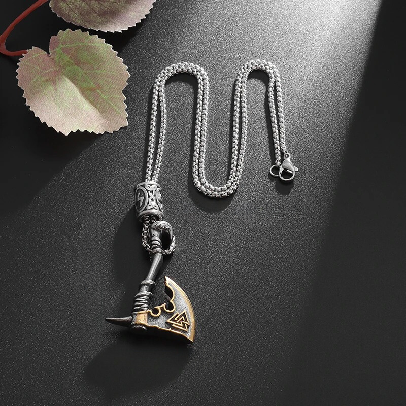 Ragnar Lothbrok Axe Necklace