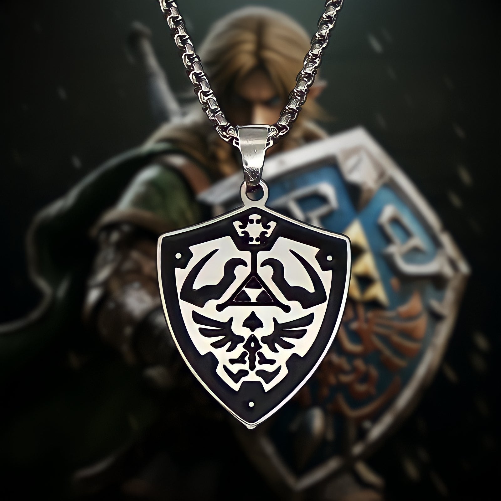 Link Hylian Shield Necklace