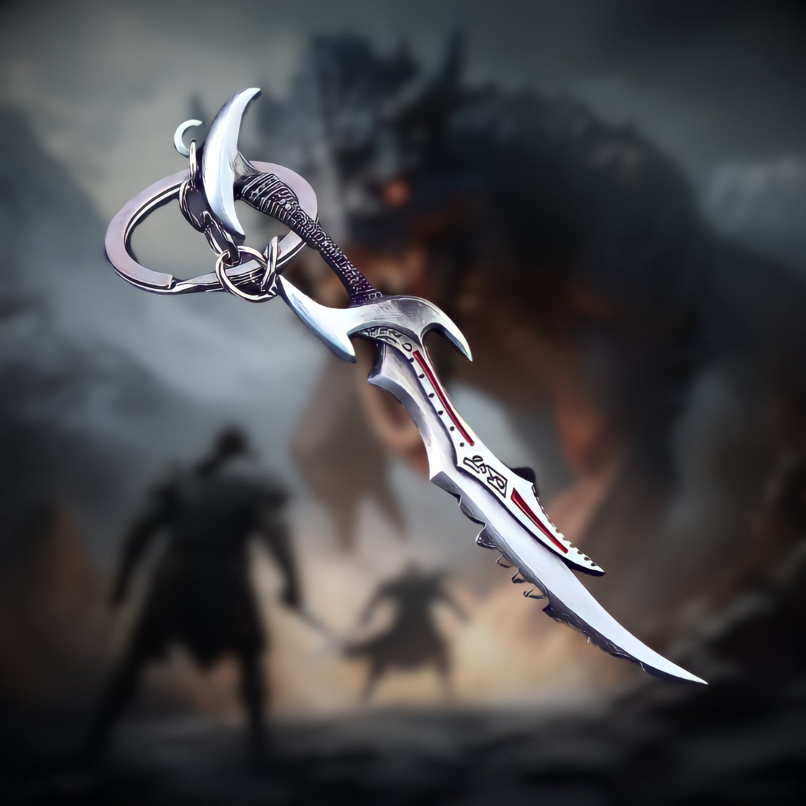 Daedric Sword Keychain