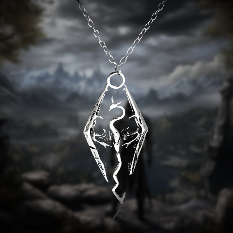 Skyrim Dragon Necklace