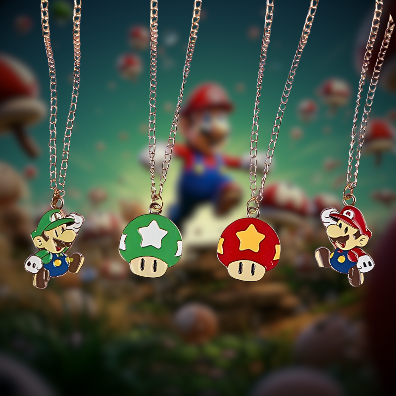 Mario Bros Necklace