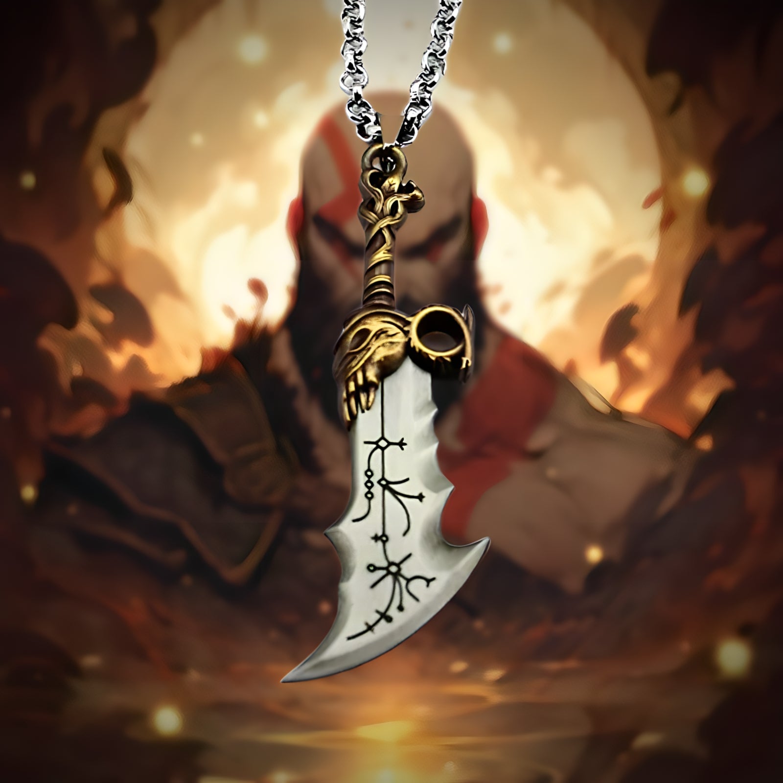 Kratos Sword Necklace