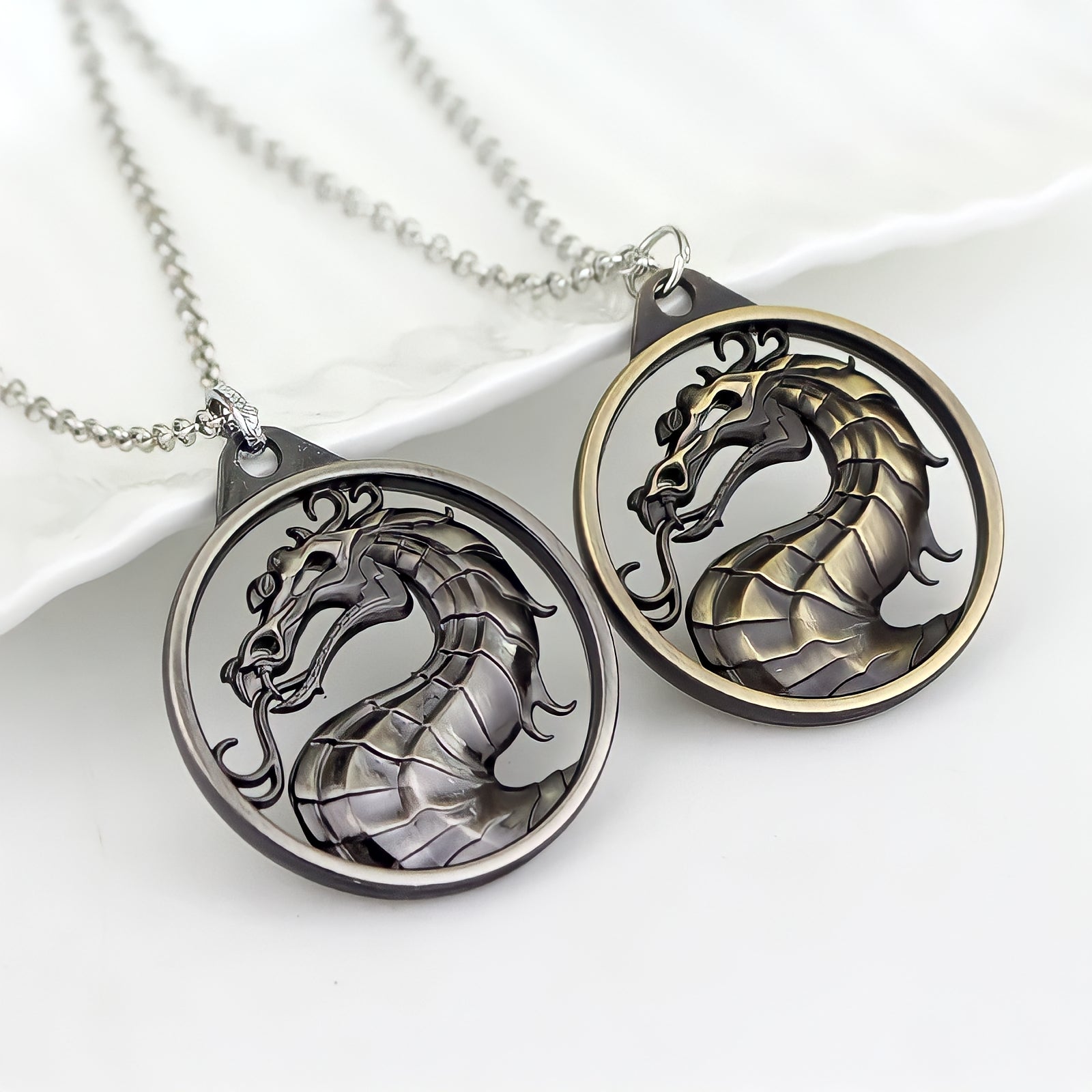 Mortal Kombat Dragon Necklace